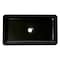 Alfi Brand ALFI brand ABC902-BM Black Matte 24" Modern Rectangular Above Mount Ceramic Sink ABC902-BM - alternate 11